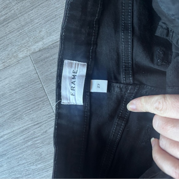 Like new Frame Denim Black Jeans. Size 27 - Picture 3 of 5